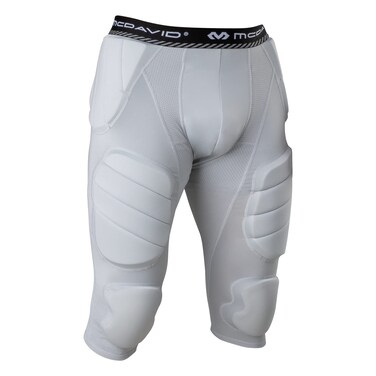McDavid Rival Integrated 7Pad 34 Tight Maximum Coverage  Comfort with HardShell Thigh Guards Great for Football  Lacrosse Youth and Adult