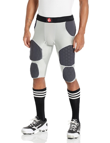 Cramer Lightning 7 Pad Football Girdle With Integrated Hip Tail Thigh and Knee Pads