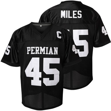 Boobie Miles Jersey 45 Permian Friday Night Lights Football Jersey White Black SXXXL