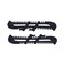 EDNEY 2 Pcs Ice Skate Guards Hockey Shoe Blade Covers Hockey Skates Blade Guards Ice Hockey Equipment with Adjustable Buckle for Figure Skates Ice Skating Hockey