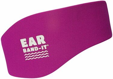 Ear BandIt Swimming Headband Invented by Physician Keep Water Out Hold Ear Plugs in Secure Earplugs Medium ages 49 Magenta