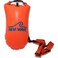New Wave Swim Buoy for Open Water Swimmers and Triathletes  Light and Visible Float for Safe Training and Racing  Nylon TPU