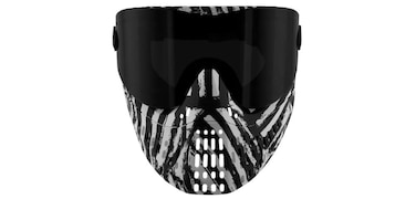 Empire GI Sports EFlex Paintball Goggle Protective Mask wSmoke  Clear Lens  Limited Edition Zebra