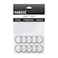 VANICE 10 Pcs Pedal Washers Thickness Stainless Steel Replacement Silver for Moutain Bike Road Bicycle