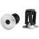 Wolf Tooth Alloy Bar End Plugs Raw Silver