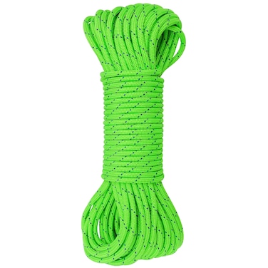 Green 6mmdia x 62m  GM CLIMBING 6mm Accessory Cord 12kN  1220kg Double Braid Rope Black Pre Cut CE