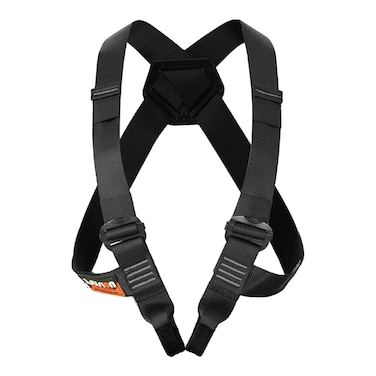 Fusion Climb with FastPass Steel Buckles and Reinforced Loops ChestUpper Body Harness 5000lbs for Fitness Weight sled Resistance Climbing Ziplining Workout Equipment Trainer Rescue Tactical