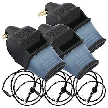 Fox 40 Sonik Blast CMG wBreakaway Lanyard 3 Pack
