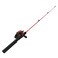 Zebco Dock Demon Spinning Reel or Spincast Reel and Fishing Rod Combo 30Inch Durable Fiberglass Rod QuickSet AntiReverse Fishing Reel