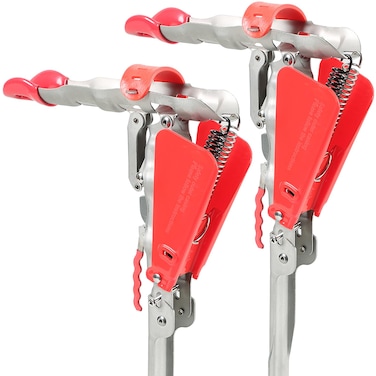 weyleity Automatic 2 Spring Fishing Rod Holder  2 Pack Stainless Steel Folding Rod Stand Spring Loaded Adjustable Sensitivity Fish Pole Rack