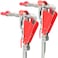 weyleity Automatic 2 Spring Fishing Rod Holder  2 Pack Stainless Steel Folding Rod Stand Spring Loaded Adjustable Sensitivity Fish Pole Rack