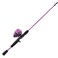 Zebco Slingshot Spincast Reel and Fishing Rod Combo 5Foot 6Inch 2Piece Fishing Pole Size 30 Reel RightHand Retrieve PreSpooled with 10Pound Zebco Line