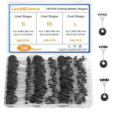 LavieCamus fishing bobber stoppers