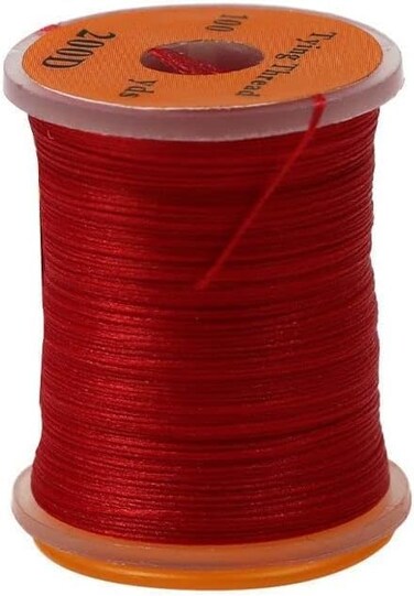 Jowxsx Red 100Yard 200D UV Big Fly Thread Premium Strong Durable Fly Tying Thread Spool Salmon Bass Flies Tying Thread Material Fluorescent Fly Tying Materials Accessories