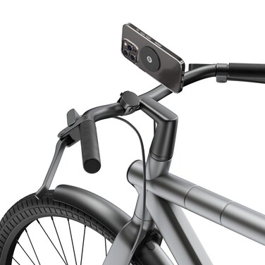 Shapeheart Magnetic Bike Phone Holder with ExtraThin Adhesive Metal Plate AntiGlare Universal bike Accessory