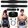 JoJoMooN Muscle Toner ABS Training Workout Belt Body Abdominal Toning Gear Waist Trimmer Ab Workouts Intelligent Portable Fitness Apparatus for Men Women AbdomenArmLeg Home Office Exercise