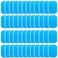 LEKEONE 50 Pcs25 Packs Pads Abs Trainer Replacement Gel Sheet for Abdominal Muscle Trainer Accessory for Ab Workout Toning Belt