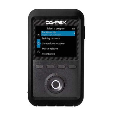 Compex Sport Elite 30 Muscle Stimulator with TENS Kit 10 Programs Helps facilitate and Improve Muscle Performance Black