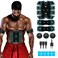 Abs Stimulator USB Rechargeable Portable Fitness Workout Equipment with 10pcs Free Gel Pads for Men Woman The Latest Model 6 Modes 19 Levels of Intensity