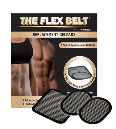 THE FLEX BELT GEL PADS for Abdominal Toning System one set