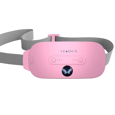 Yeamon Portable Cordless Heating Pad Electric Waist Belt Device Fast Heating Pad with 3 Heat Levels and 3 Massage Modes Back or Belly Heating Pad for Women and Girl