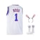 Bugs 1 Space Mens Movie Jersey Basketball Jersey with Head Hoop  Socks White SXXL