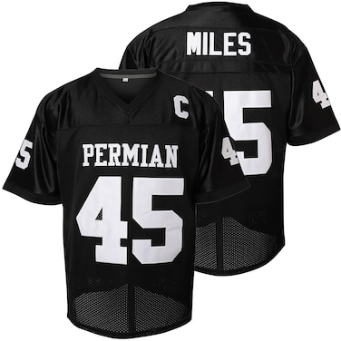 Boobie Miles Jersey 45 Permian Friday Night Lights Football Jersey White Black SXXXL