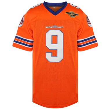 Phoneutrix Bobby Boucher 9 The Waterboy Adam Sandler Movie Mud Dogs Bourbon Bowl Football Jersey
