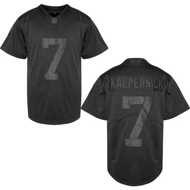 Villa ImWithKap Colin Kaepernick Jersey 7 IM with KAP Football Jersey All Stitched Men Black White Movie Jerseys S3XL 7 Kaepernick Black Word XLarge White XL