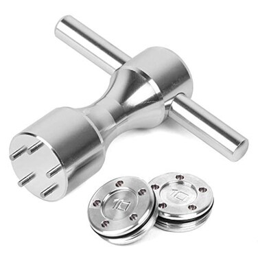 Gofotu 2pcs 10gWrench  Golf Weight 2pcs 5g10g15g20g25g30g35g40g Golf Weights Wrench Kit Fit Titleist Scotty Cameron Putter Newport