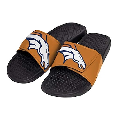 FOCO Nfl Team Cropped Big Logo Slide Flip Flop Sandals unisexadult Sandals