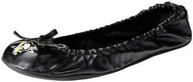 FOCO NHL Exclusive Team Logo Flats With Clutch