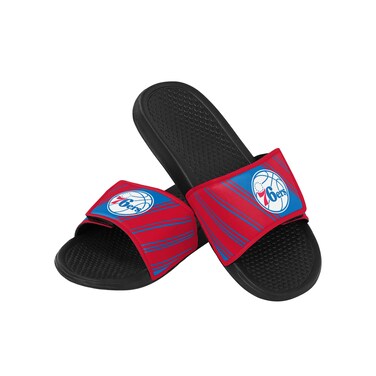 FOCO Mens NBA Team Logo Shower Sport Legacy Slide Flip Flop Sandals
