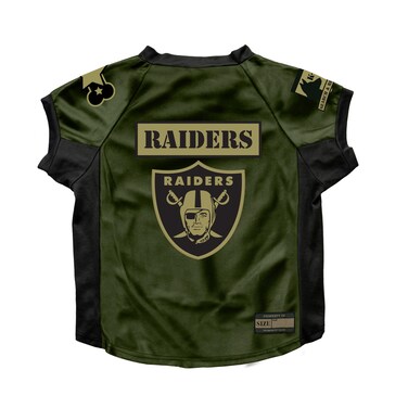 Littlearth NFL Big Dog Valor Pet Stretch Jersey Las Vegas Raiders