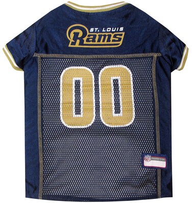 Pets First NFL Los Angeles Rams Dog Jersey Size XLarge Best Football Jersey Costume for Dogs  Cats Licensed Jersey Shirt
