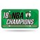 Rico Industries NBA Basketball Boston Celtics Champ Metal Auto Tag 6 x 12  Great for TruckCarSUV