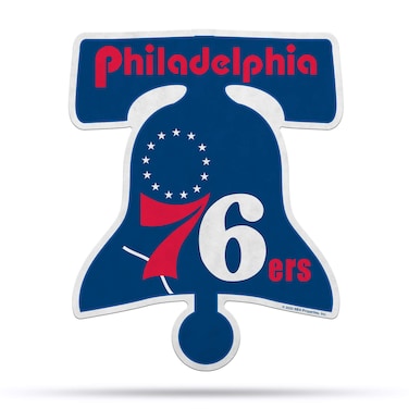 Rico Industries NBA Philadelphia 76ers NBA Retro Shape Cut Pennant Team color Item footprint 18 x 18