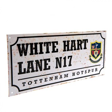 TOTTENHAM HOTSPUR Retro Street Sign  MultiColour