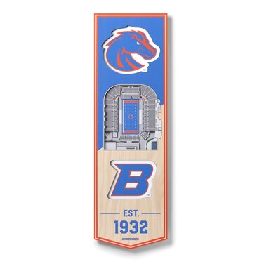 YouTheFan NCAA 3D Stadium Banner 6 x 19 Inches