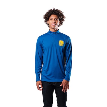 Unk NBA Mens VLM3138FAM NBA Mens Quarter Zip Poly Knit Long Sleeve Shirt Team Color pack of 1