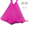 SKYPHAROS 55 Yards Aerial Yoga Hammock Flying Yoga Swing Set Nylon Tricot Silks Fabric Fitness Hammock Kit for Beginners Low Stretch Antigravity Yoga