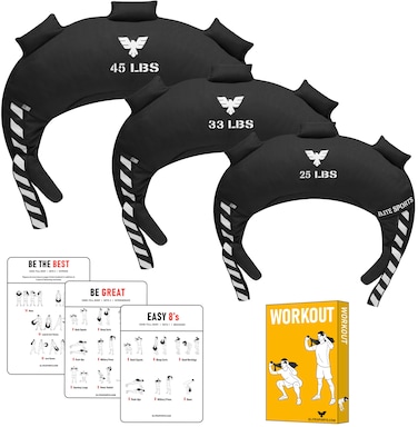 Elite Sports Bulgarian Canvas Bag for Crossfit Fitness Canvas MMA Gym Cross Training Sandbag