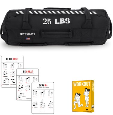 Elite Sports Workout Sandbag for Versatile Intensive Core Muscles Fitness Strength Training with Strategic Handle Placement