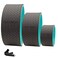 GUSTARIA Yoga Wheel Set Sports Yoga Wheel Roller for Back Pain Stretching Improving Yoga Poses  Backbend with Extra Guide  Free Yoga Strap 3 Pack13 10  6