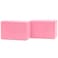 ProsourceFit Foam Yoga Blocks Set of 2 High Density EVA Yoga Bricks Sturdy Yoga Prop Large Size 4x 6 x 9