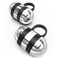 Synergee Cardio Hand Weights Steel Hand Weights Dumbbell Set with AntiSlip Silicone Finger Loop for Workout Fitness Training for Men and Women Sold in Pairs Available in 1lb 15lb and 2lb Sets