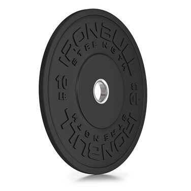 HD Bumper Plates 2 Single  10LB  15LB  25LB  35LB  45LB  One 1 Rubber Weight Plate in Pounds for Olympic Barbells  Ideal for CrossTraining Weightlifting Fitness and Gym Weights