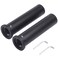 LAVVON Olympic Adapter Sleeve 2 PCS Converts 1 Standard Weight Plate Posts to 2 Olympic Weight Plate Posts Suitable for 1 Standard Barbell Bars Heavy Duty Nylon and Removable end Cap
