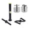 RISINGFIT Adjustable Keetleball HandleHeavy Duty Kettlebell Handle for PlatesLoading Pin with Double Dbar and Tbar for Olympic Weight Plates
