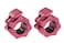 LockJaw Barbell Collars Unisex Adult OneInch Standard 9Pair  1 Inch 25Mm Pink  1